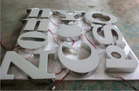 不锈钢树脂发光字