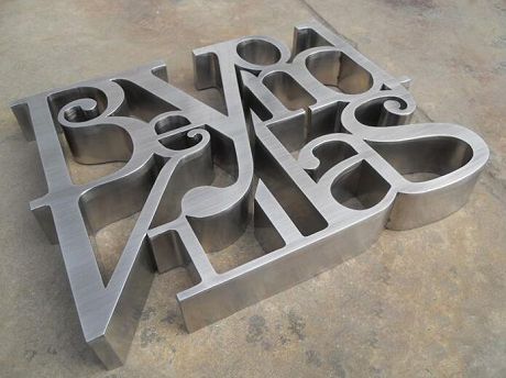 精品不锈钢字 钛金字 玫瑰金字 三维不锈钢字