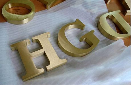 无缝精品钛金字 球面字 三维字 电镀字