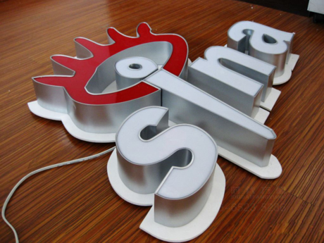 不锈钢平面LED发光字