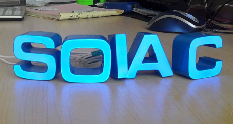 不锈钢树脂发光字