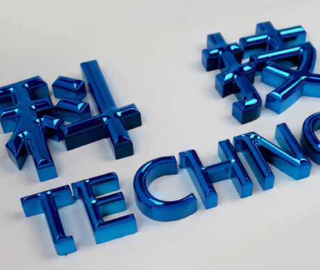 真空镀膜 背光字 电镀LED发光字 亚克力字