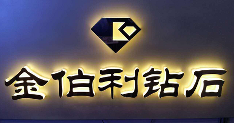 精品不锈钢LED背发光字